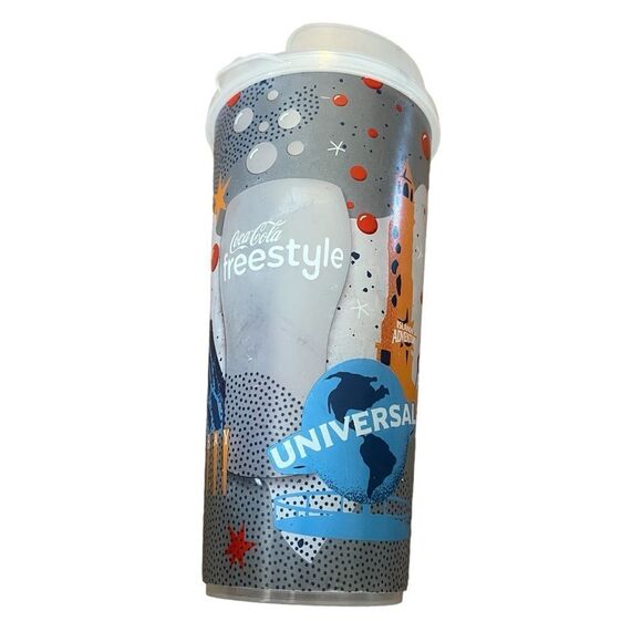 Universal Studios Florida Souvenir Coca Cola Drinking Cup Whirley DrinkWorks2023 - Picture 7 of 7